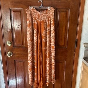 Free People Bohemian Wide Legged Pants
